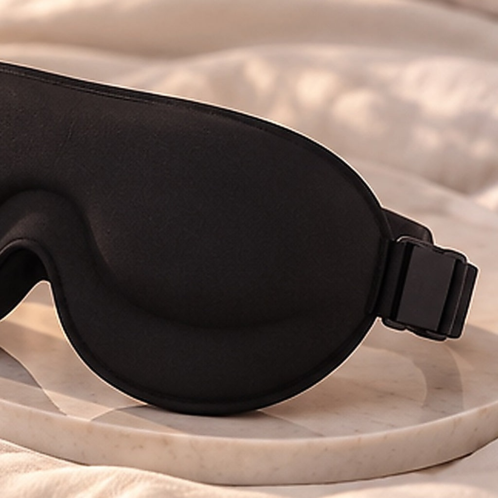 Masque Somnilux Éclipse 3D Noir : détail de la sangle