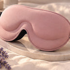 Masque Somnilux Éclipse 3D Rose poudré : gros plan sur les contours